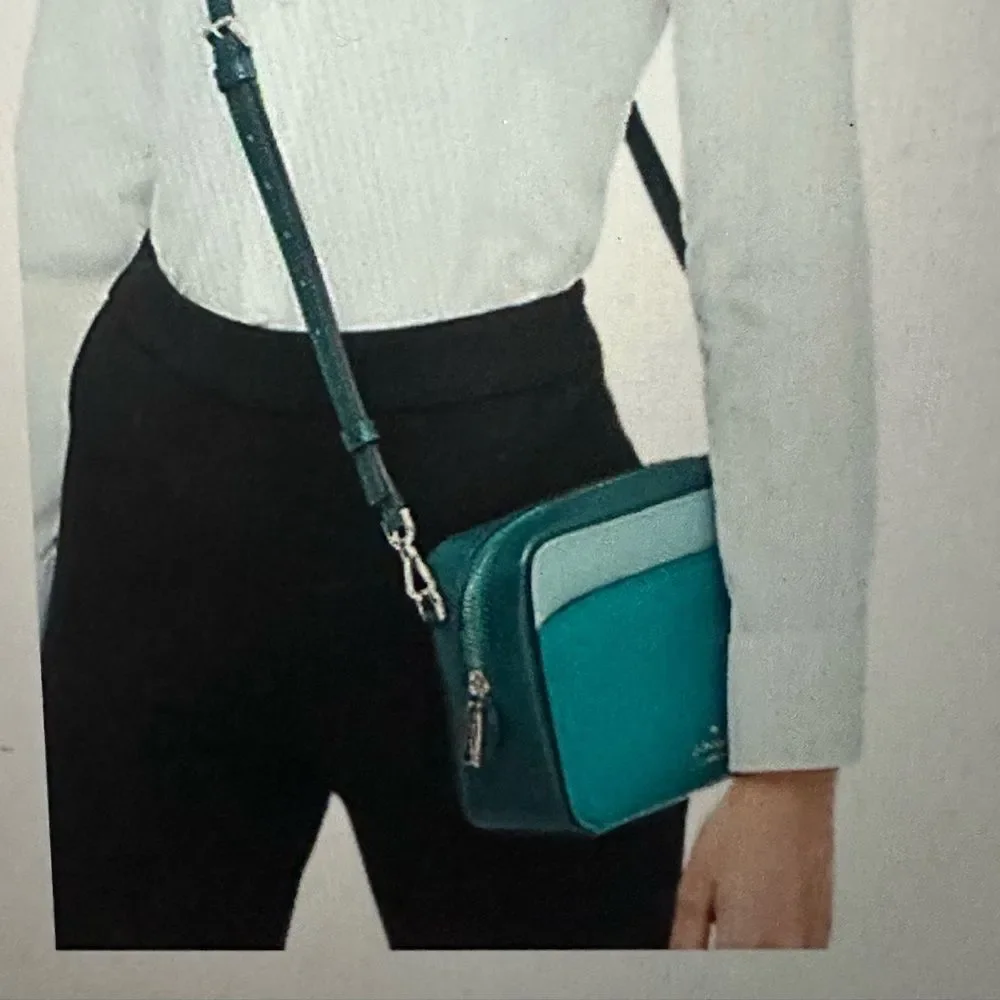 NEW Kate Spade New York Lauryn Color-block  Camera Women Crossbody Bag